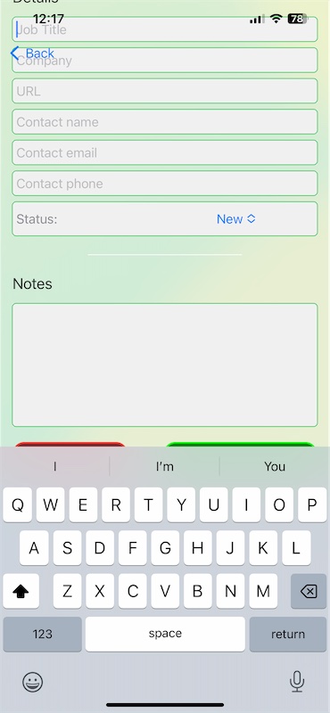 SwiftUI view with ZStack and keyboard issue